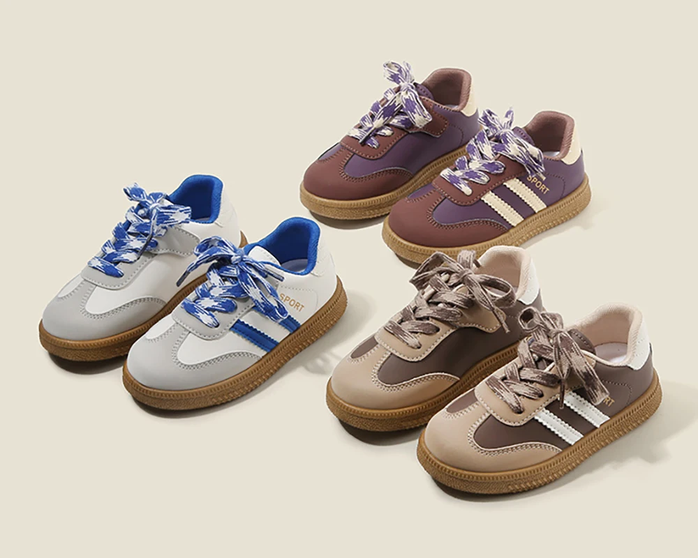 

Children Sports Shoes Kids Pu Leather Tennis Shoes Sports Shoes Waterproof Boy Girls Trendy Children Non-slip Waterproof Leather
