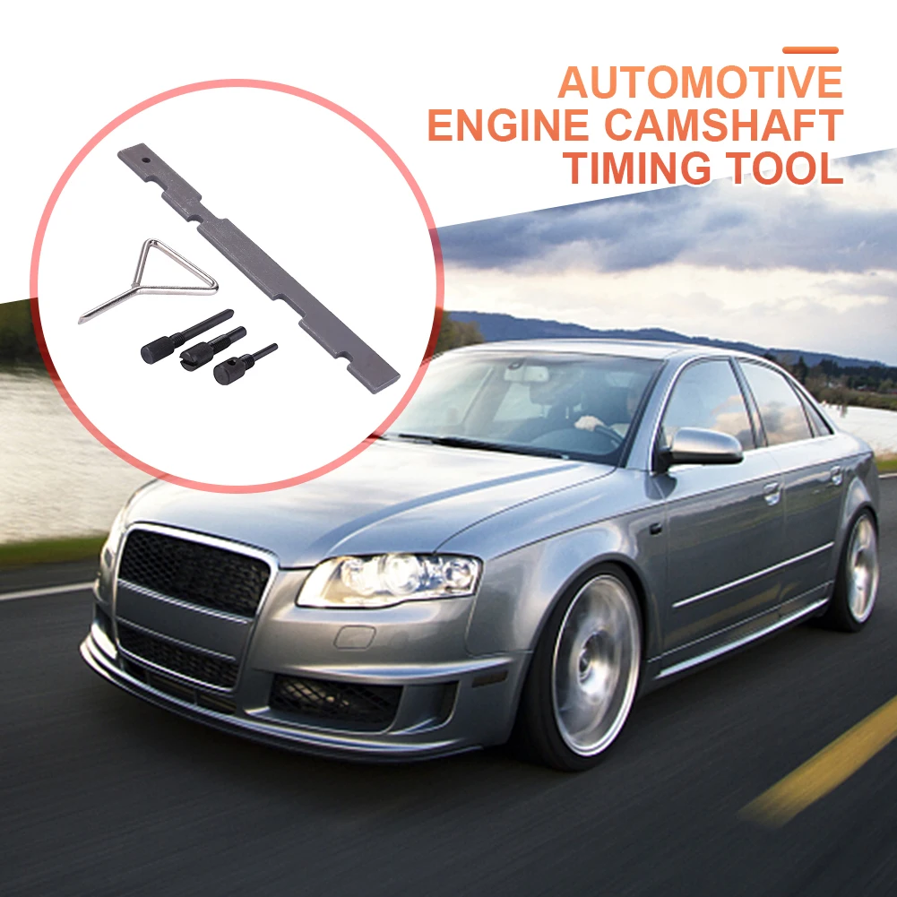 

5 шт. набор блокировки распределительного вала двигателя автомобиля из легированной стали, инструмент для автоматического распределительного вала двигателя для Ford C-MAX для Ford Fiesta 95-12