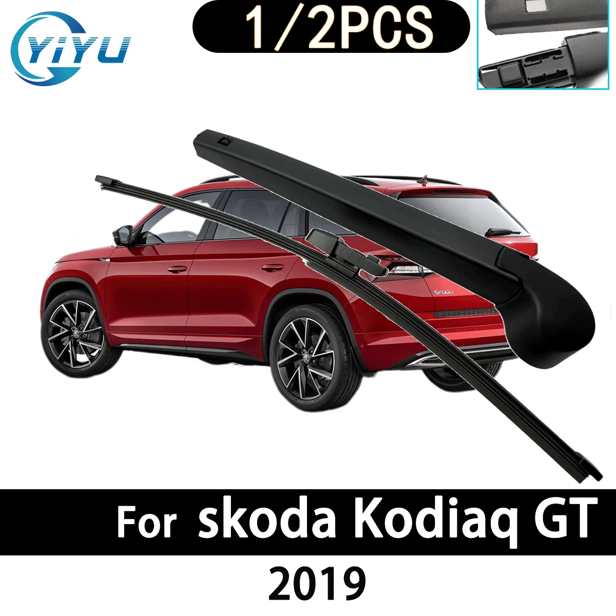 

Автомобильный рычаг заднего стеклоочистителя, щетка стеклоочистителя для skoda Kodiaq GT 2019, автомобильные аксессуары, аксессуары