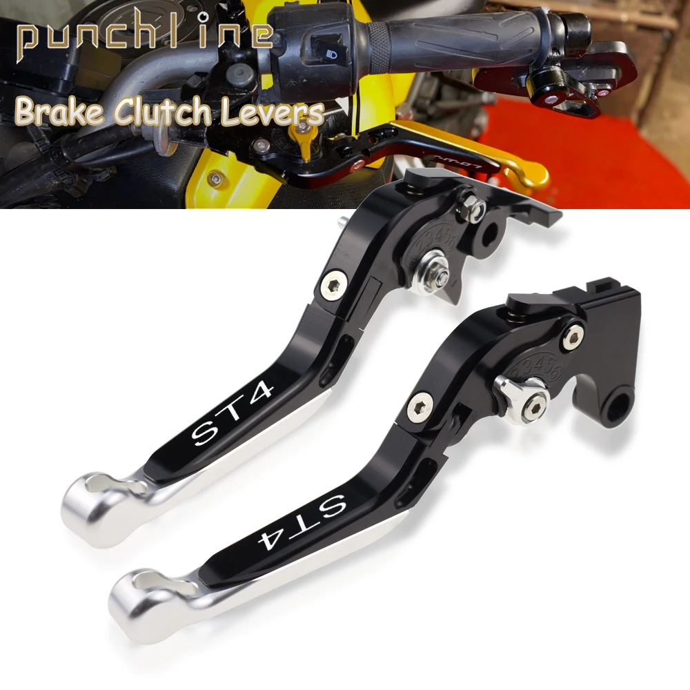 

Fit ST4S 2003 Clutch Levers For ST 4 S Folding Extendable Brake Handles