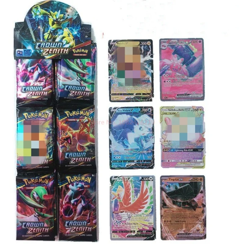 10/20pc Cards Gx Tag Team Vmax Ex Mega Energy Shining Card Game Carte Trading Collection Cards