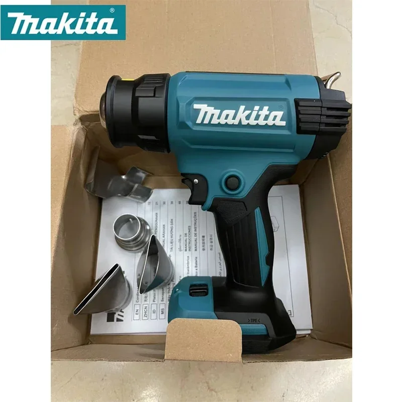 Makita DHG181 Cordless Heat Gun Rechargeable 18V LXT Lithium High Power Welding Thermal Blower Shrink Wrapping Tools Hot Air Gun