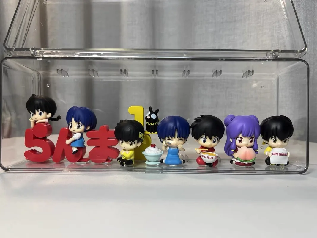 Bandai ranma nibun-no-chi anime figura gashapon original ryoga bonito decoração de mesa crianças brinquedos colecionáveis presente de aniversário