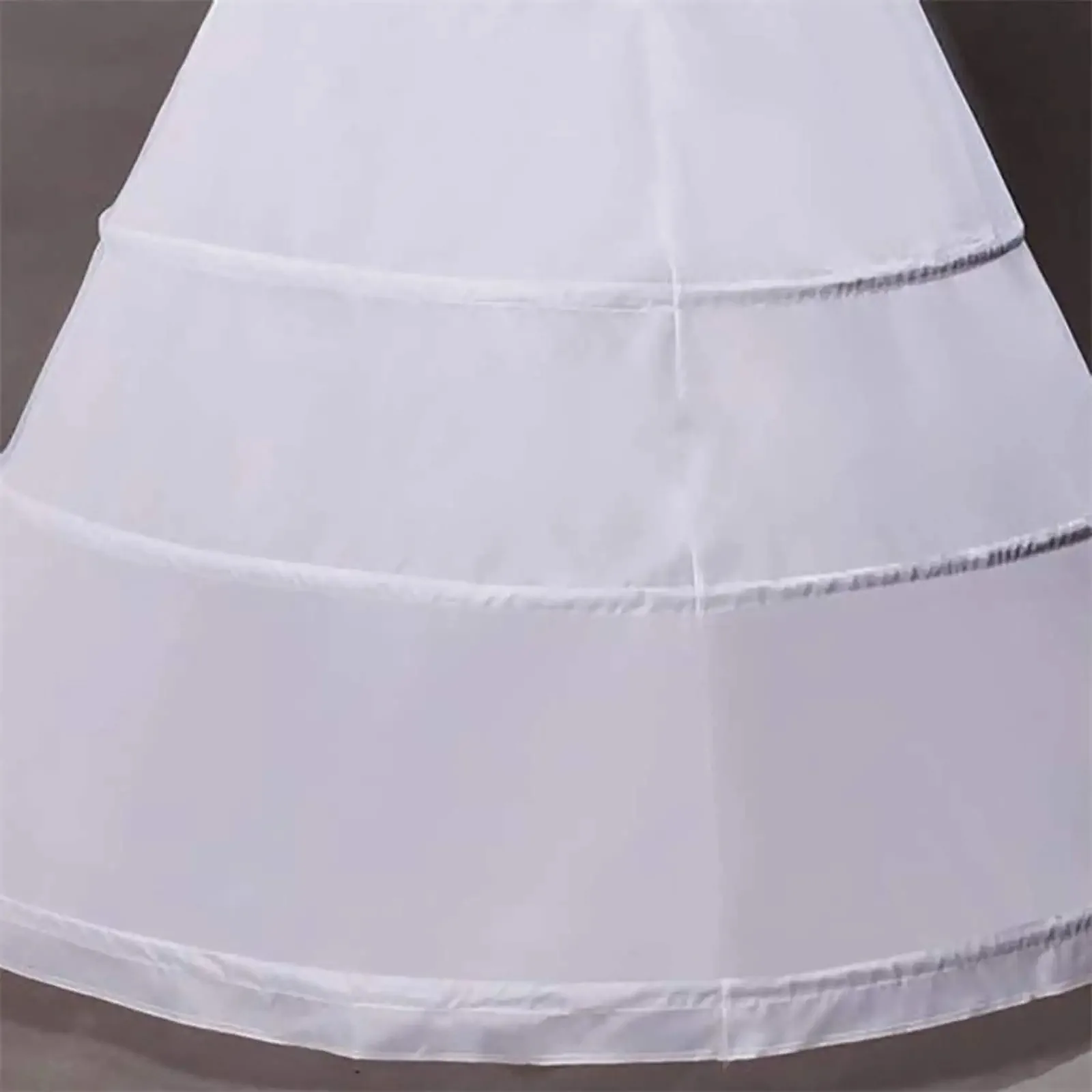 Women's Petticoat with 4 Hoop A-Line Underskirt Crinoline Long Ball Gown Bridal Dress Wedding Petticoats White 2023