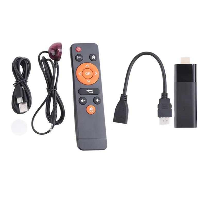 GROCE-Smart TV Stick Android 10 Dual Wifi 4K HDR10 Q6 Mini TV Stick Smart TV Box Media Player PK DQ06 متين (B) #1