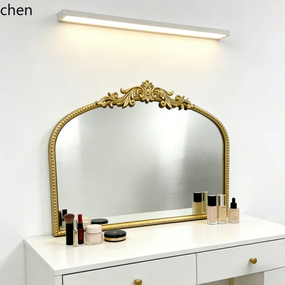 TQH-6  light luxury full-length mirror - freestanding/wall-mounted dual-use dressing mirror - bedroom/living room try-on mirror