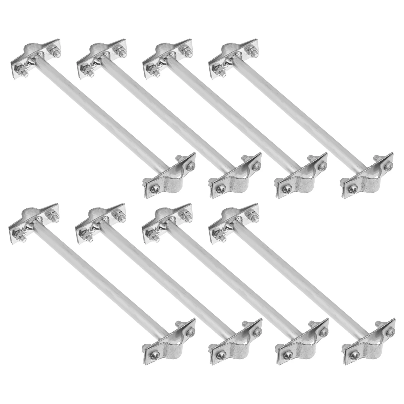 8 قطعة قوس مانعة لتسرب الماء عالية التوصيل جدار جبل كليب في الهواء الطلق حماية دعم لقضيب الجدران الهيكلية #1