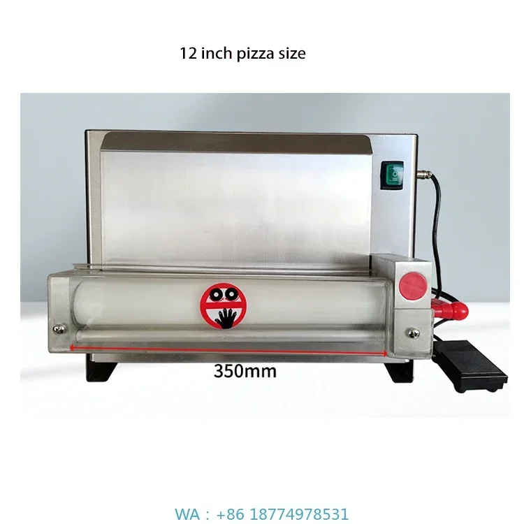 

Электрическая машина для раскатки теста для пиццы Tp200 Настольный валик для теста из нержавеющей стали