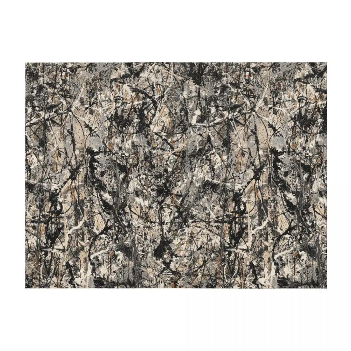 

Cathedral Jackson Pollock Throw Blanket Decoratives Custom Bed linens Nap Blankets