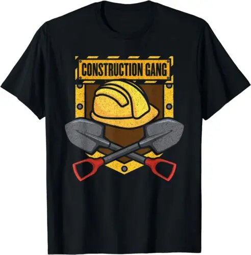 NEW LIMITED Worker Architect Electrician Plumber Construction Gang T-Shirt