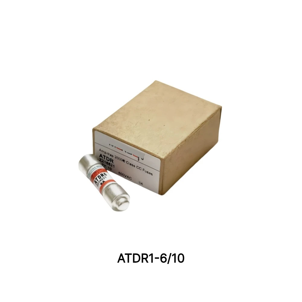 ATDR1-6/10 Class CC Time-Delay Current Limiting Cartridge Fuse 1.6A 600VAC Motor PLC Circuit Protection 1Pcs OEM