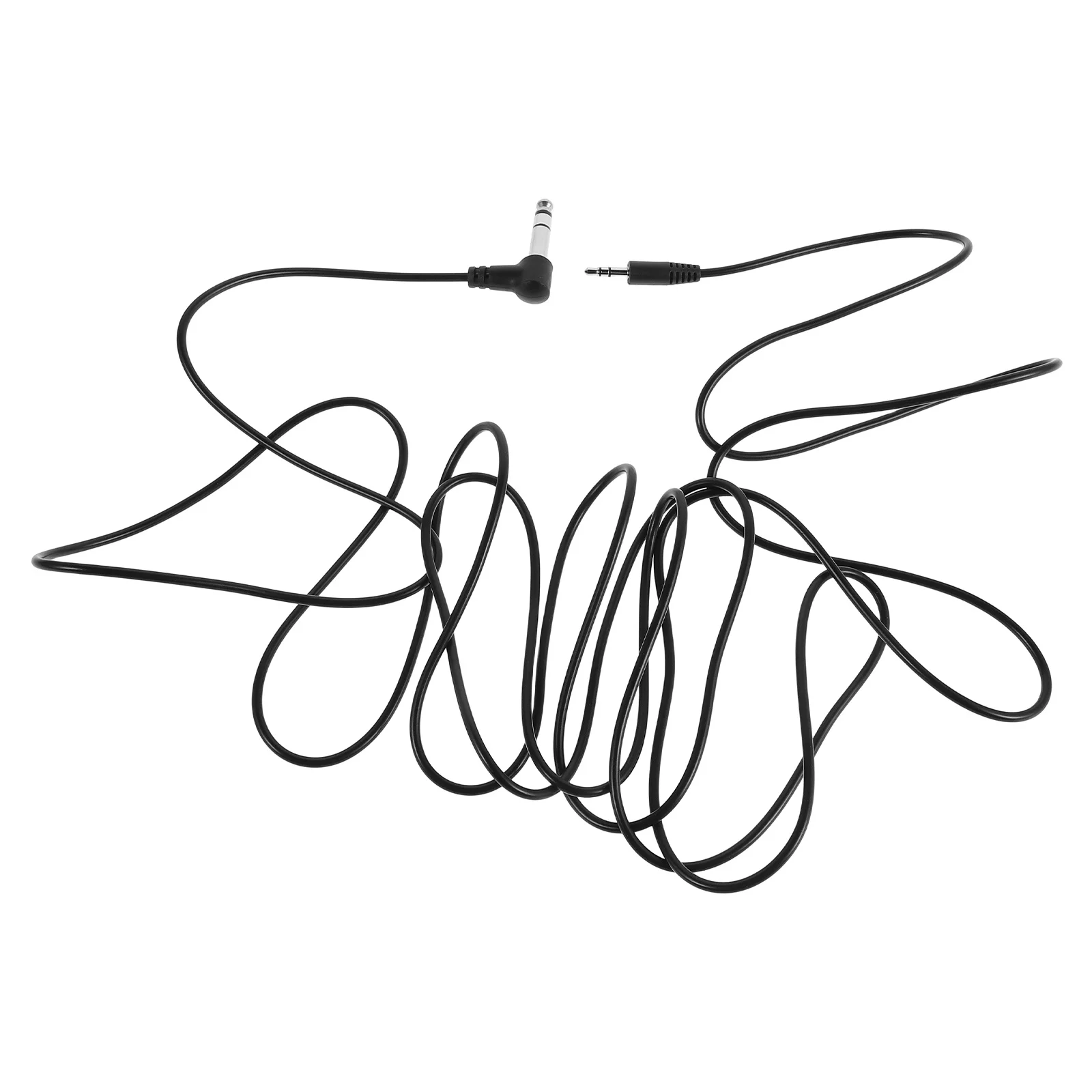 

Right Angle 3.5mm to 6.35mm Audio Cable Adapter Microphone Mixer Amplifier Keyboard Speaker Replacement Mic Cable