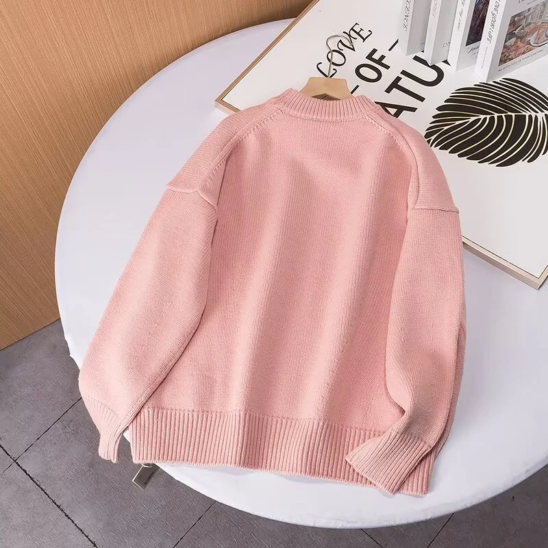 Cos Lris casual version round neck knitted pullover sweater soft and comfortable 2024 autumn and winter new product 1246959005