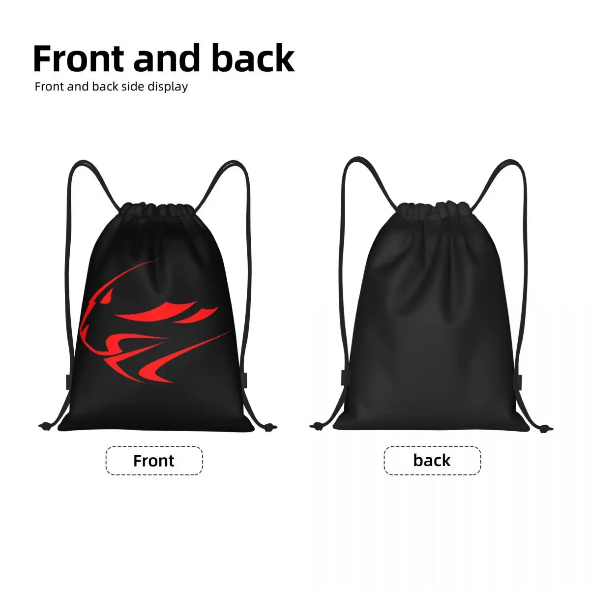 Custom Motorcycle Aprilias Racing Drawstring Backpack Sports Gym Bag for Men Women Training Sackpack