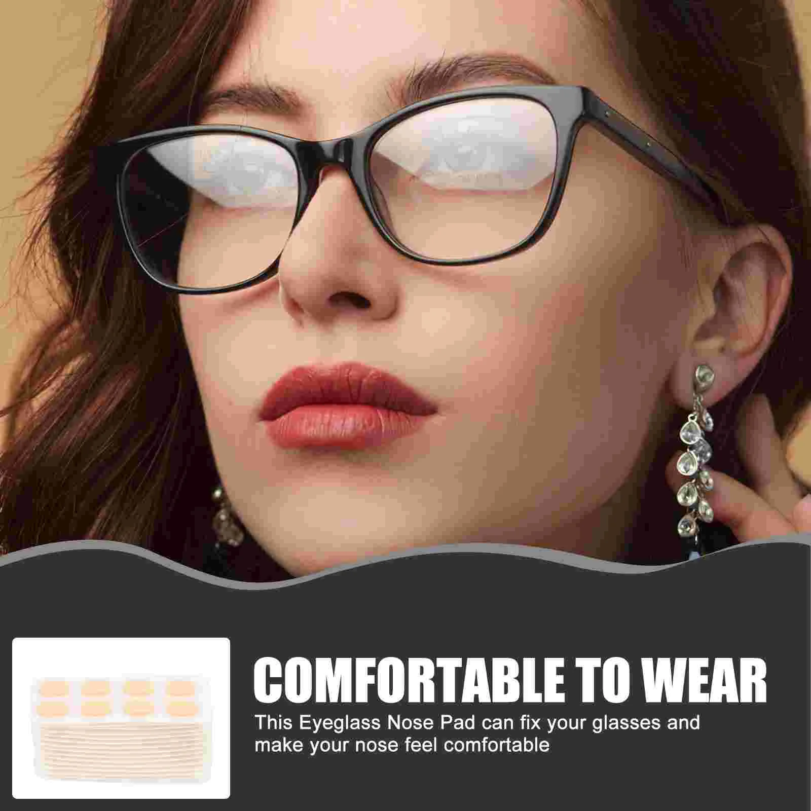 60 Pairs Glasses Nose Pad Frame Grips Non-skid Pads Increased Portable Anti-slip Eva Sponge for Eyeglass