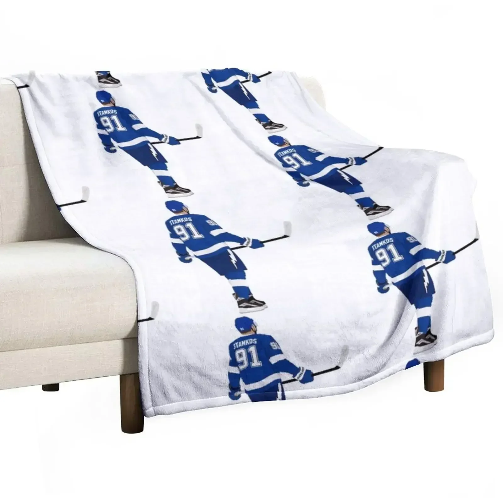 

Steven Stamkos Throw Blanket Decorative Sofa Furrys Blankets