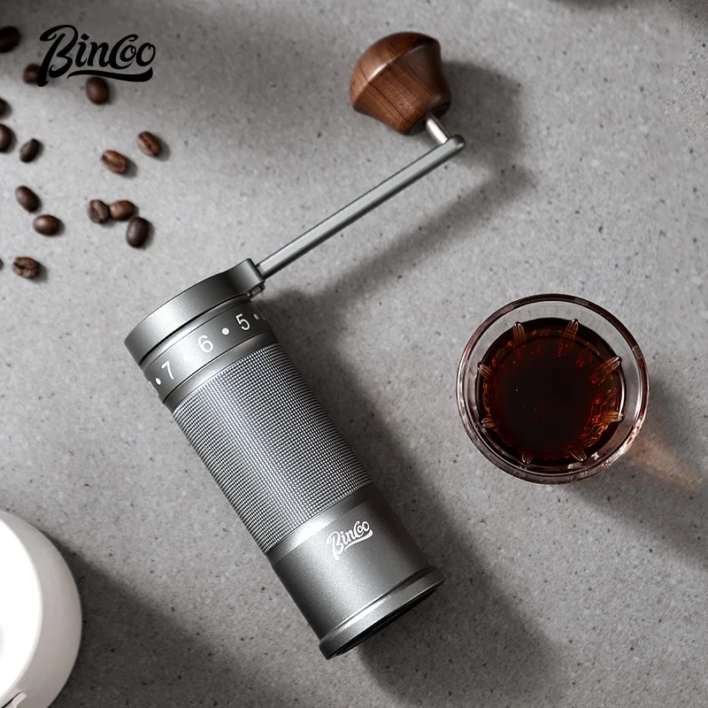 

Manual Coffee Grinder Digital External Setting 420 Stainless Steel Grinding Core Suitable for Espresso Drip Coffee Barista Gift