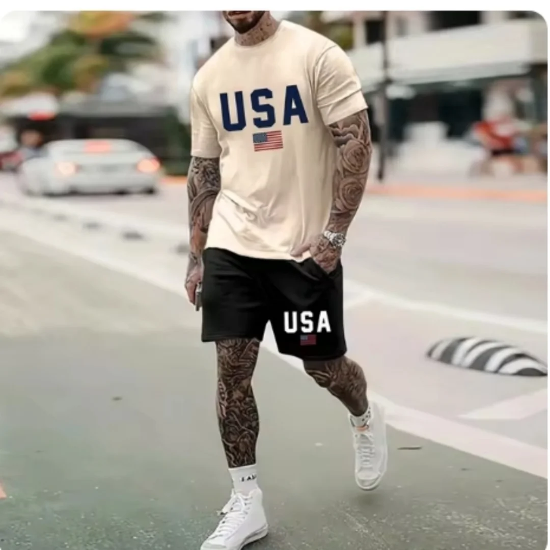 2024 North American And South American Popular Suit Men S Oversized Casual Suit For Sports Wear Lightweight And Breathable