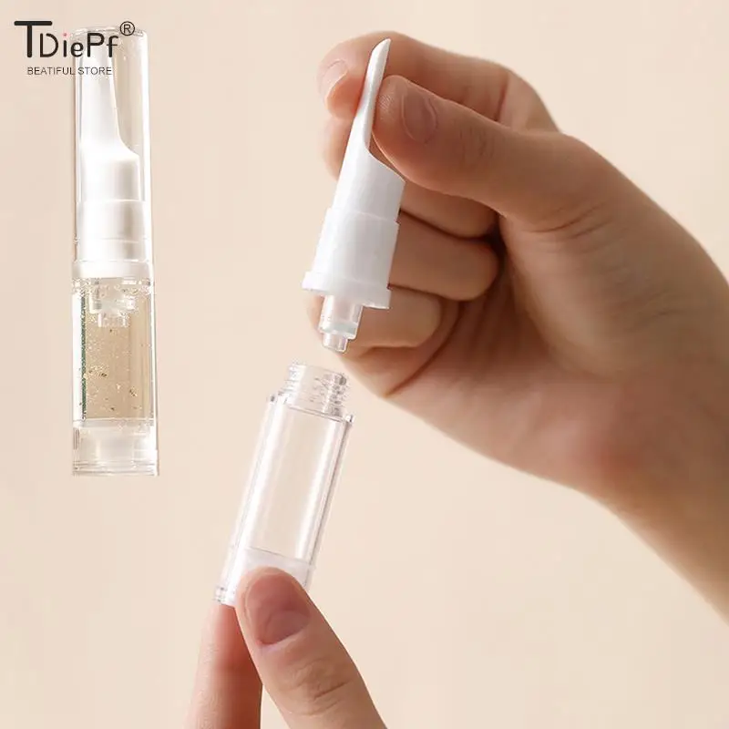 5ml Pump Bottle Clear Airless Vacuum Pump Bottle Cosmetic Eye Cream Dispenser Refillable Containers Shampoo Toiletries Bottle