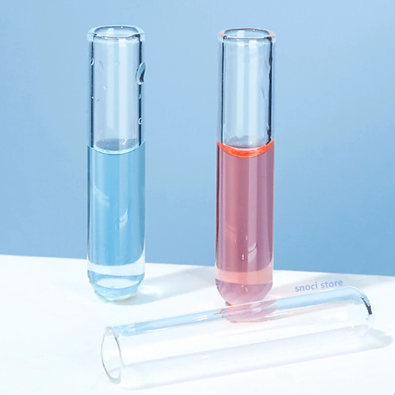 Glass test tube Duchenne small tube fermentation tube 6X30mm small glass test tube laboratory chemical reagent tube 10Pcs