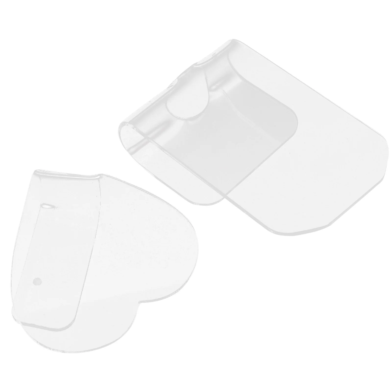 2 قطعة لوحات طلاء الأظافر المهنية الاكريليك شفافة خلط صواني مانيكير عرض لوحات لفن الأظافر و