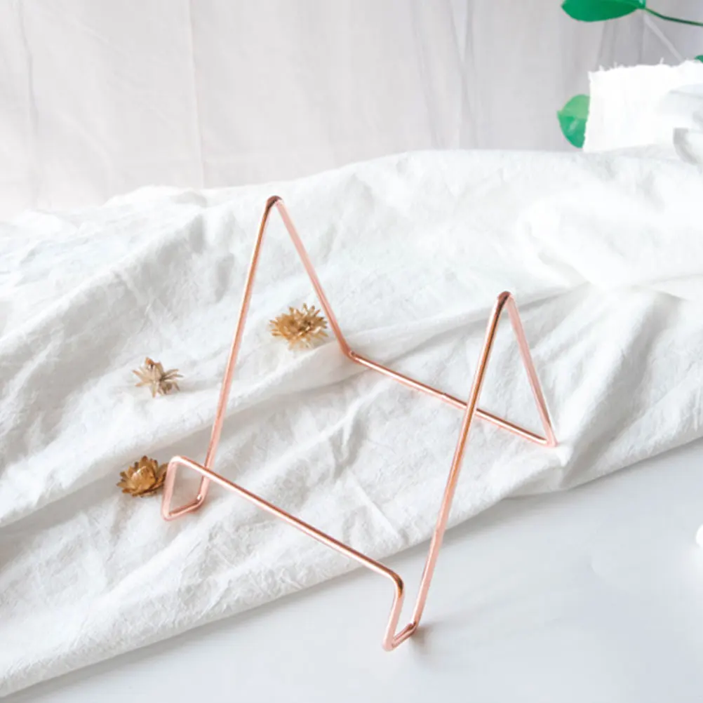 

2pcs Book Stand Simple Bookshelves Desktop Practical Bookends Iron Plating Stoppers Office Organizers Premium Material