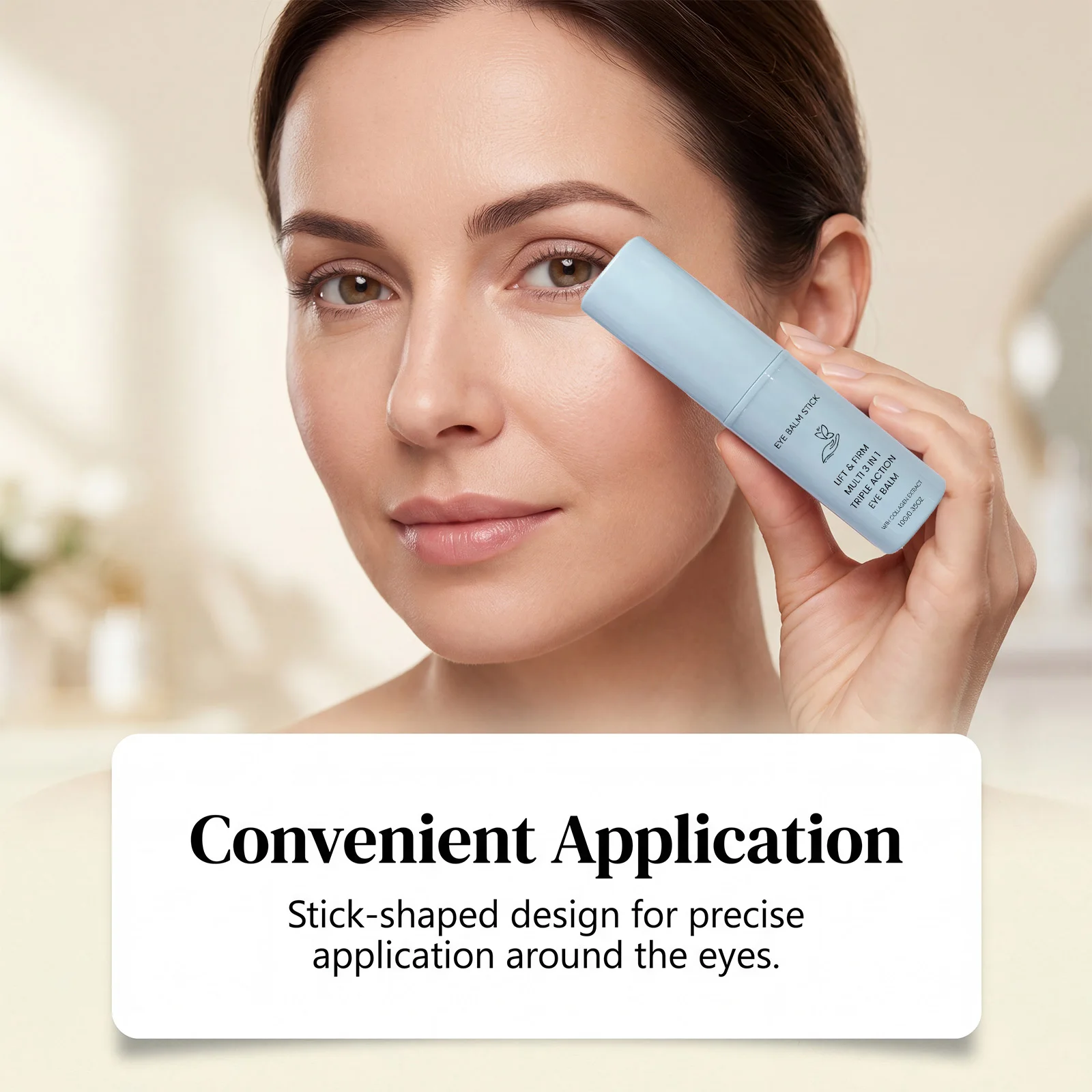 2026 New Collagen Eye Cream Stick Lifting Firming Hydrating Eye Balm Fine Lines Dark Circles Eye Balm Firming Eye Serum Stick