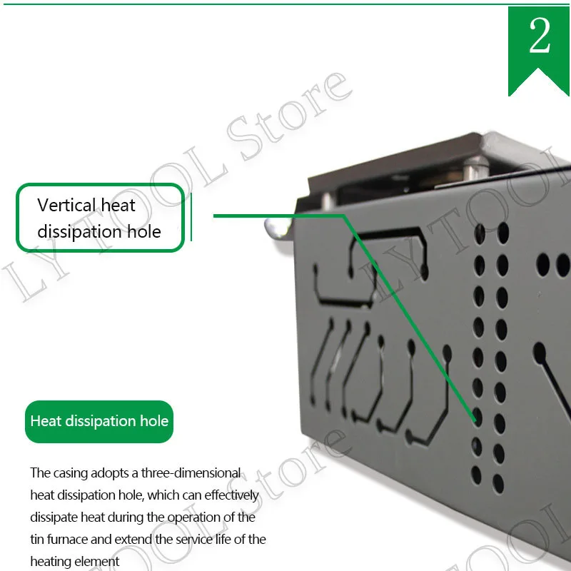MS-100 ตะกั่ว-ฟรีไทเทเนียมบัดกรีหม้อดิจิตอลจอแสดงผล 500 W ดีบุกละลาย 2KG อุณหภูมิปรับดีบุกละลายเตา 110/220V
