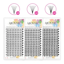 ABONNIE Pointy Premade Volume Fans 10D Pre-made Fan Premium Eyelashes Extensions D Curl Cilios Pre made