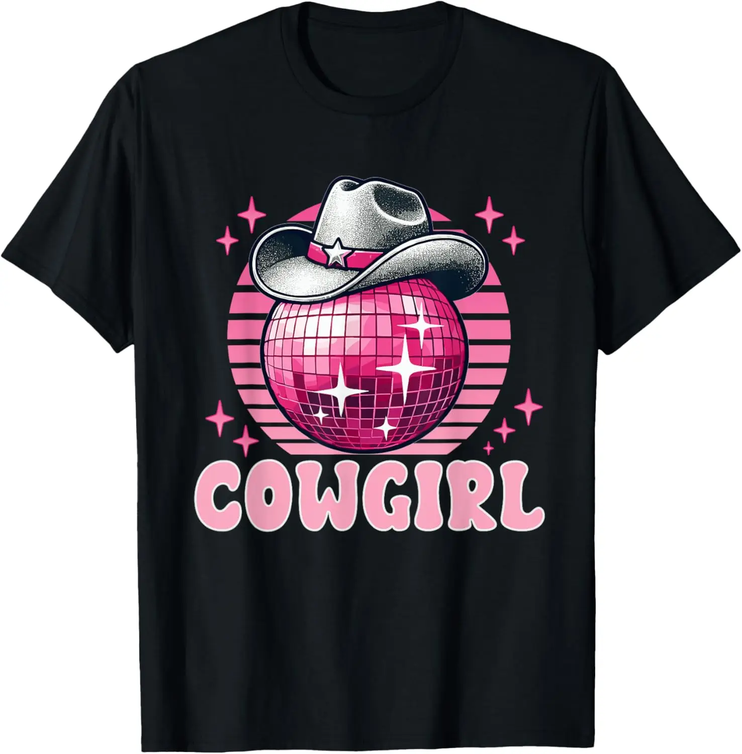 Cowgirl Disco Outfit Western Bachelorette Party Country T-Shirt