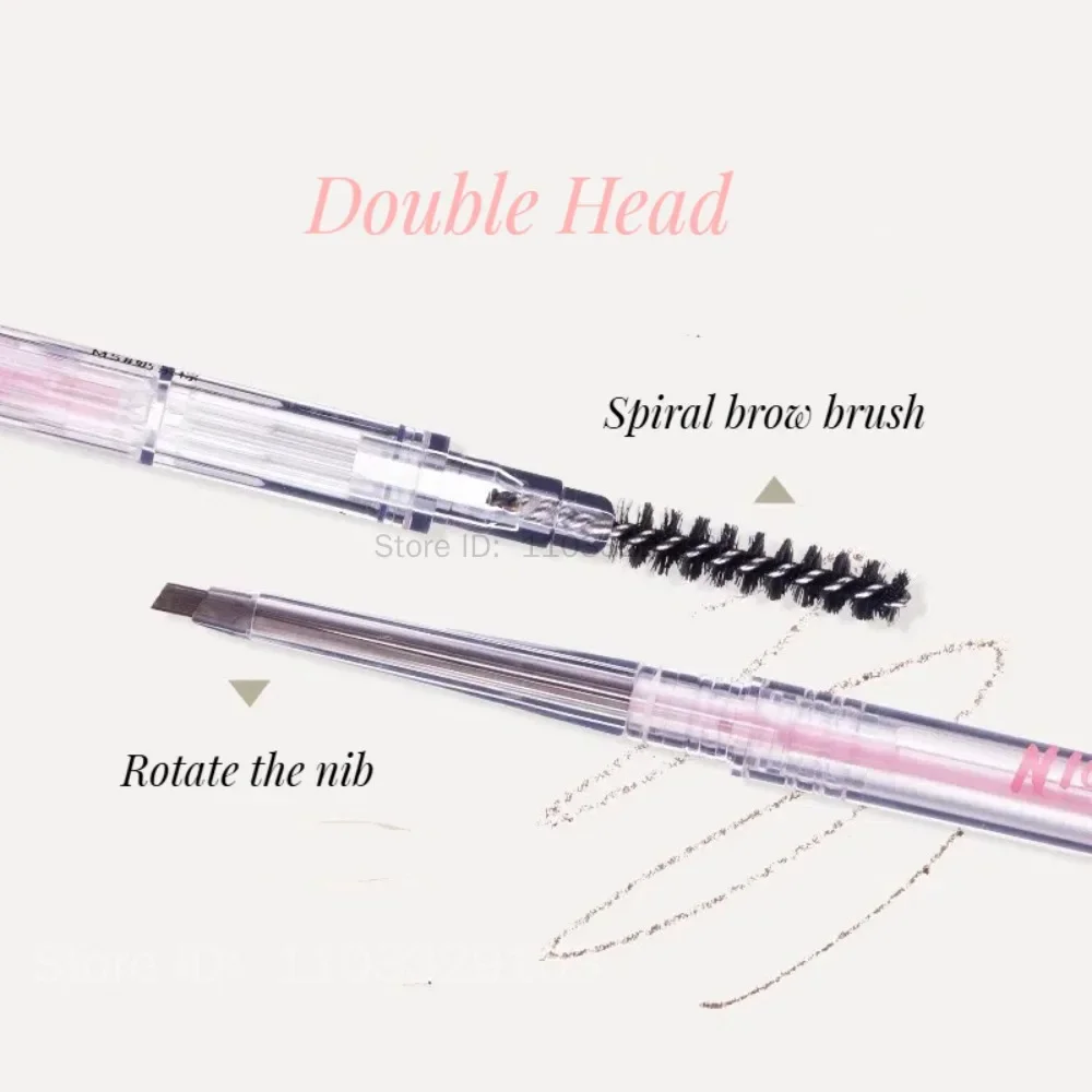 FLORTTE Dual-Ended Extra Fijn Wenkbrauwpotlood Mood Institute Wenkbrauwpotlood Roze Bloem Bloesem Bloesem Wenkbrauwpotlood Cosmetica