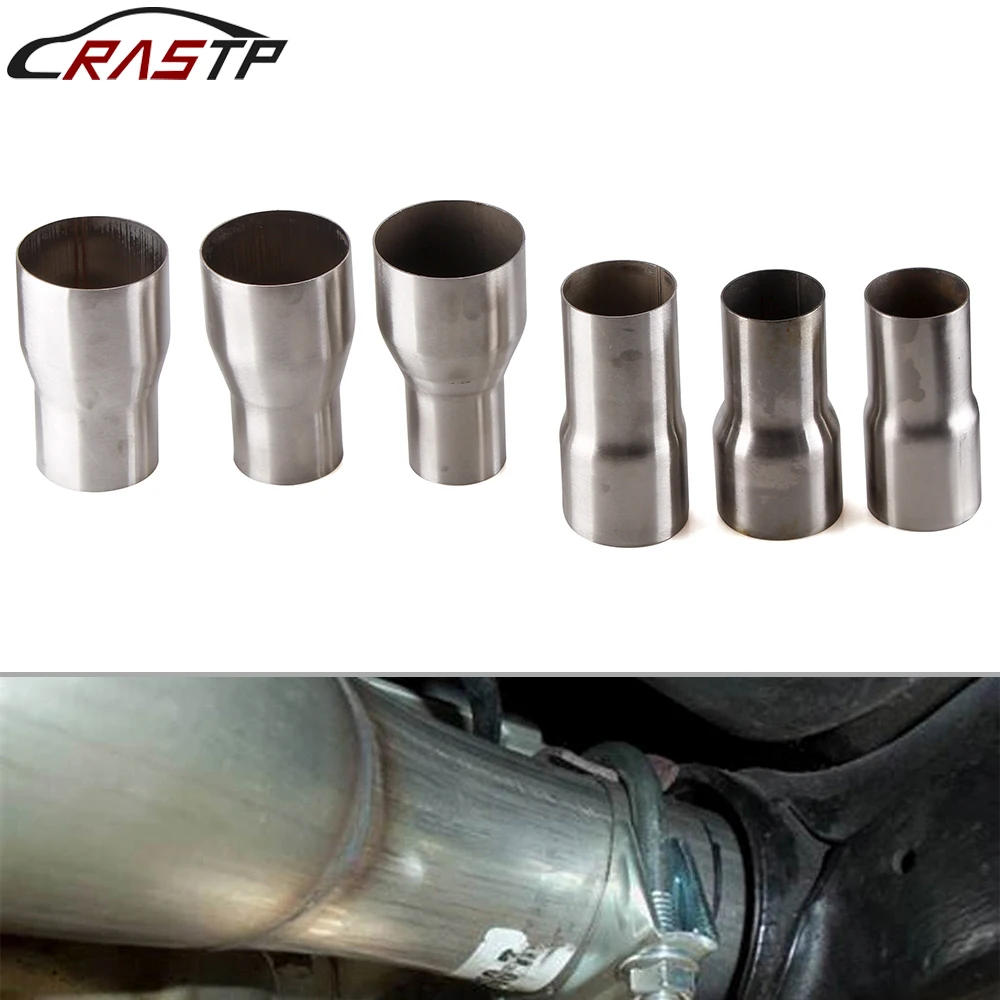 

RASTP-OD:2" 2.25'' 2.5'' 3'' Stainless Steel Car Exhaust Reducer Connector Pipe Tube Adapter Intake Pipe Connection Joint CR1017