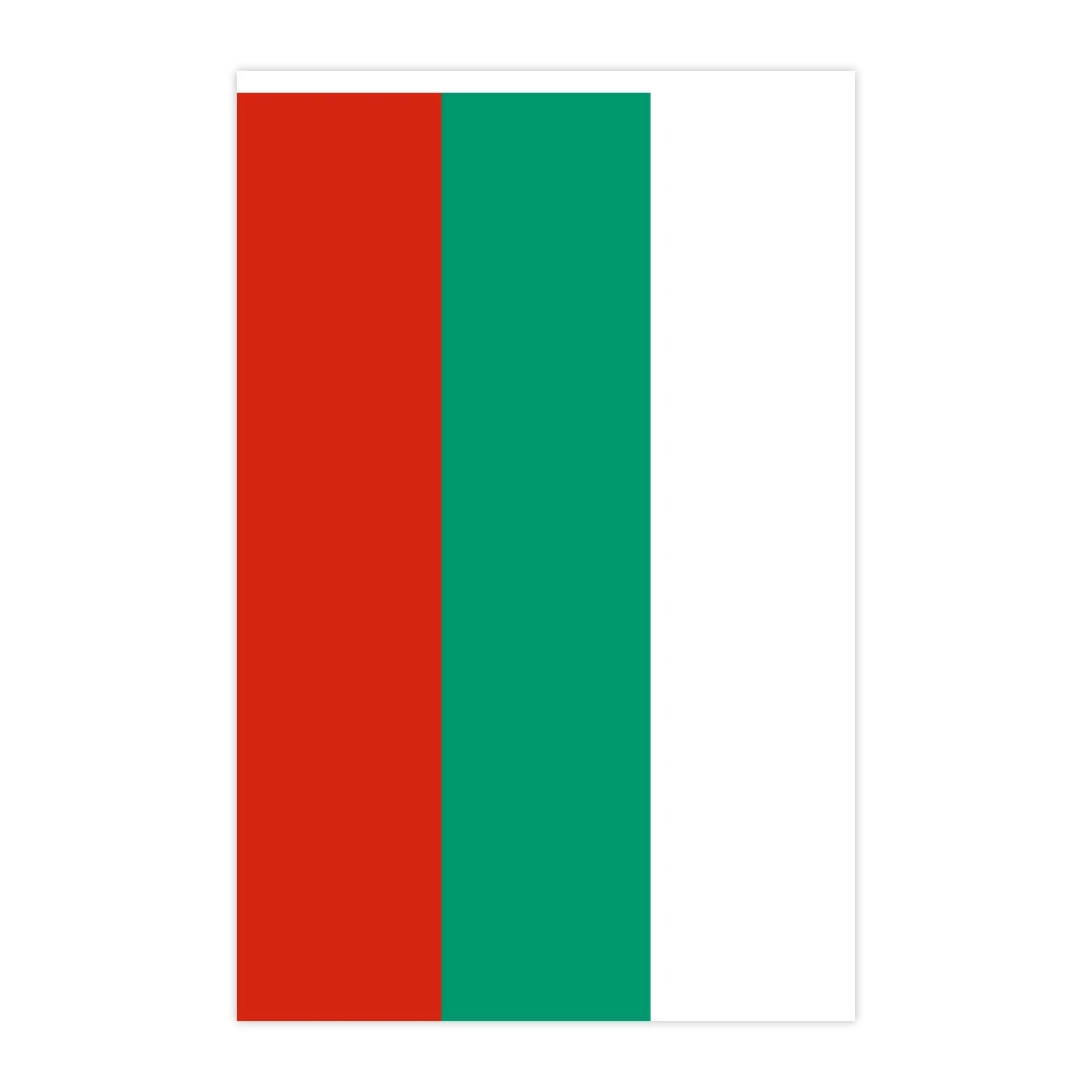 14x21CM Bulgaria character string flag with Digital polyester printing (20pcs/set)