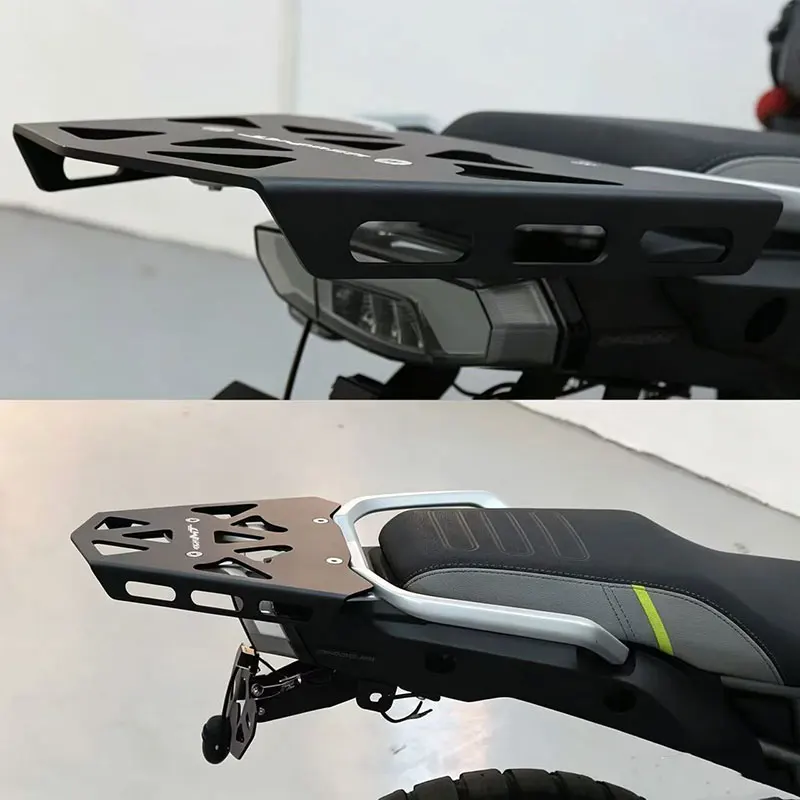 For CFMOTO 450MT Motorcycle Rear Luggage Rack Tail Box Rack Bracket Luggage Rack enlarged tailgate base Accessories