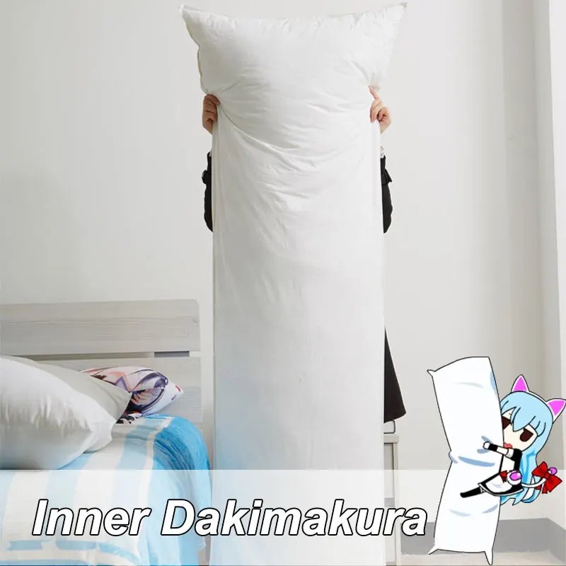 DAKIMAKURA-Oreiller traversin blanc, 50x150cm, long, câlin, anime, intérieur, usage domestique, rembourrage