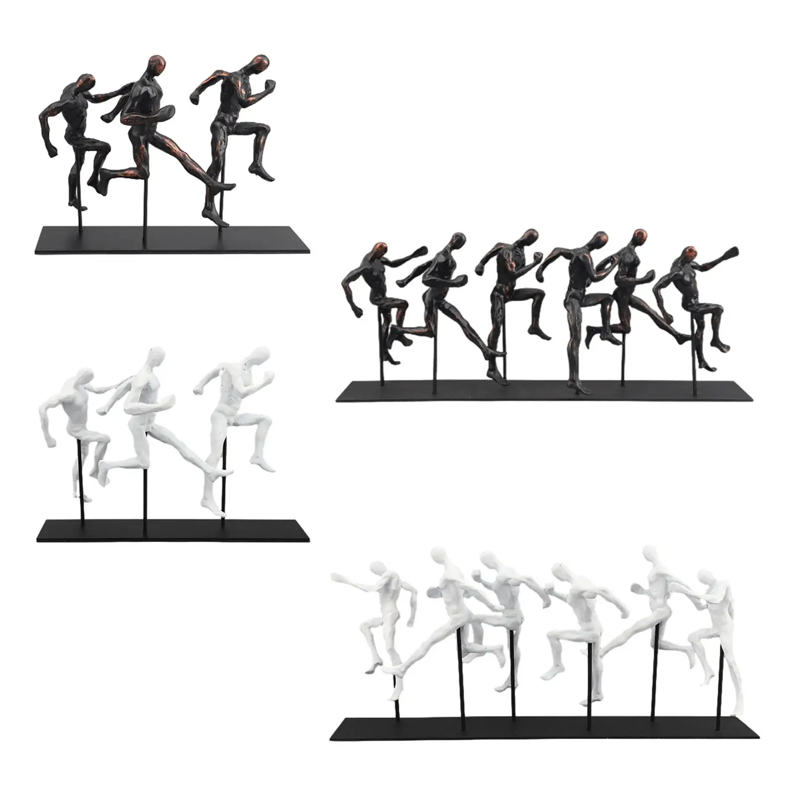 

Running Figures Sculpture Souvenir Stylish Portable Track and Field Figures for Hallway Household Tabletop Fireplace Restaurant