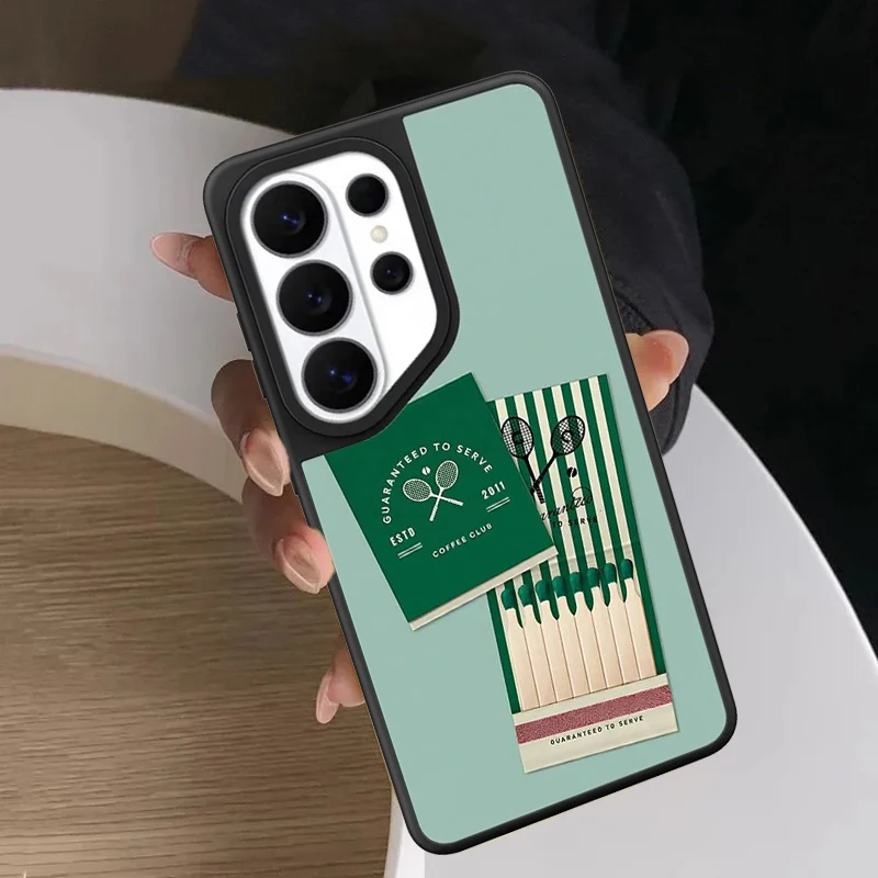 

Simple Matchstick Mirror Surface Magnetic Phone Cover for Samsung Galaxy S23 S24 S25 S26 Ultra S26+ Plus Case