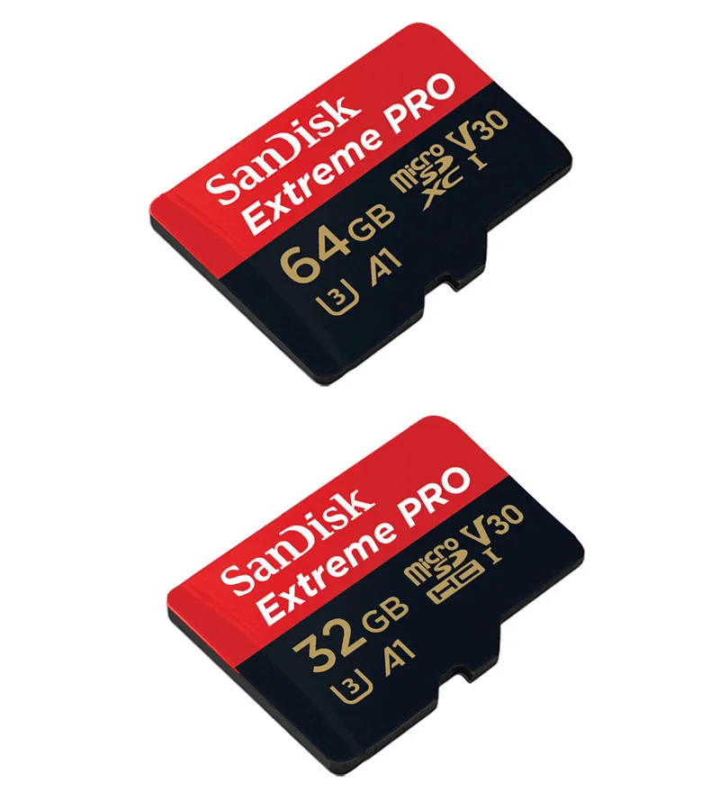 SanDisk Extreme PRO MicroSDXC-Karte 32GB 64GB 128GB 256GB 512GB 1T UHS-I U3 A2 V30 200MB/s Lesegeschwindigkeit mit SD-Adapter 4K-Video – Detail 1