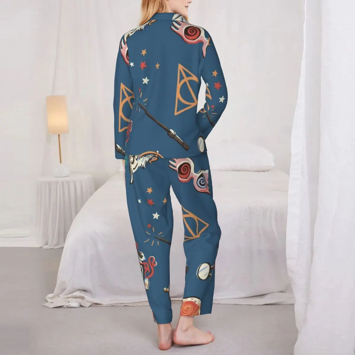 Harry Potter Women Pajamas 2 Pieces Set Loungewear pyjama pour femme