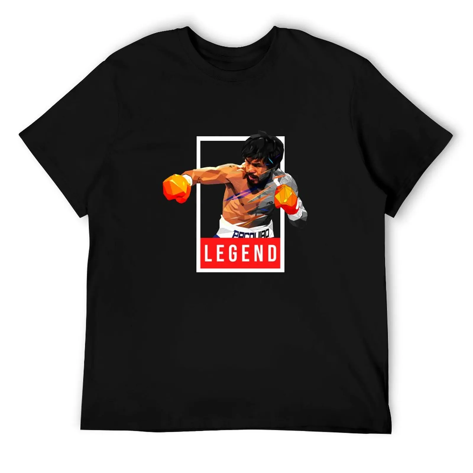 

Manny Pacquiao Low Poly T-Shirt black cotton t-shirt plain for man package cotton t shirt man graphic t shirts for man T-Shirt
