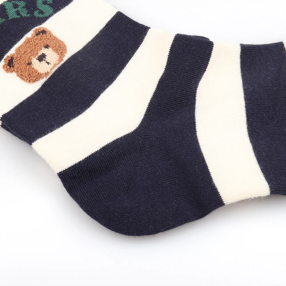 1 Pair Cartoon Gentleman Bear Men\'s Socks Comfortable Harajuku Skateboard Socks Novelty Breathable Christmas Gift Factory Direct