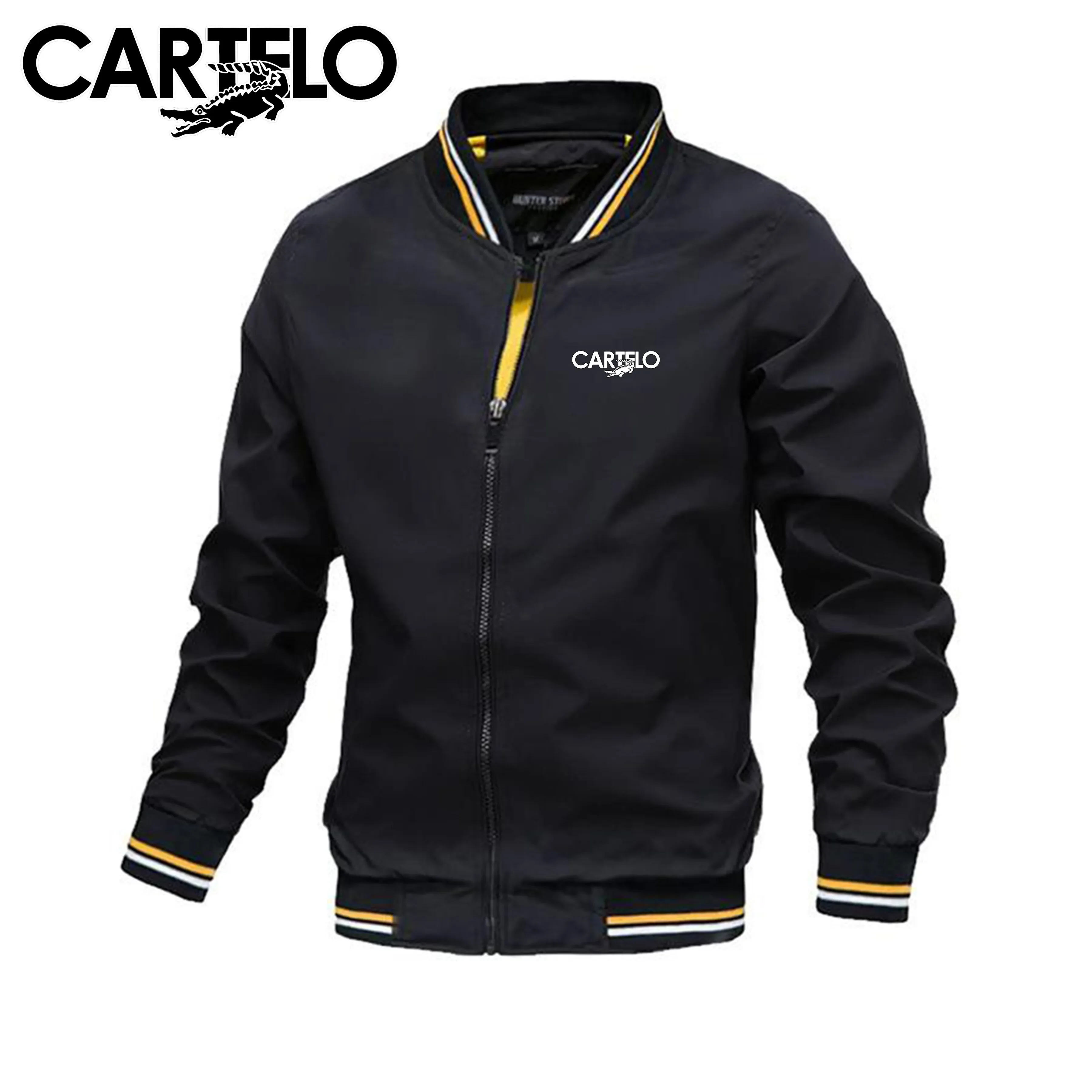 

Spring Summer Bomber Jacket Men Black Casual Slim Fit Baseball Mens Jackets New Autumn Fashion High Quality Jackets for Men