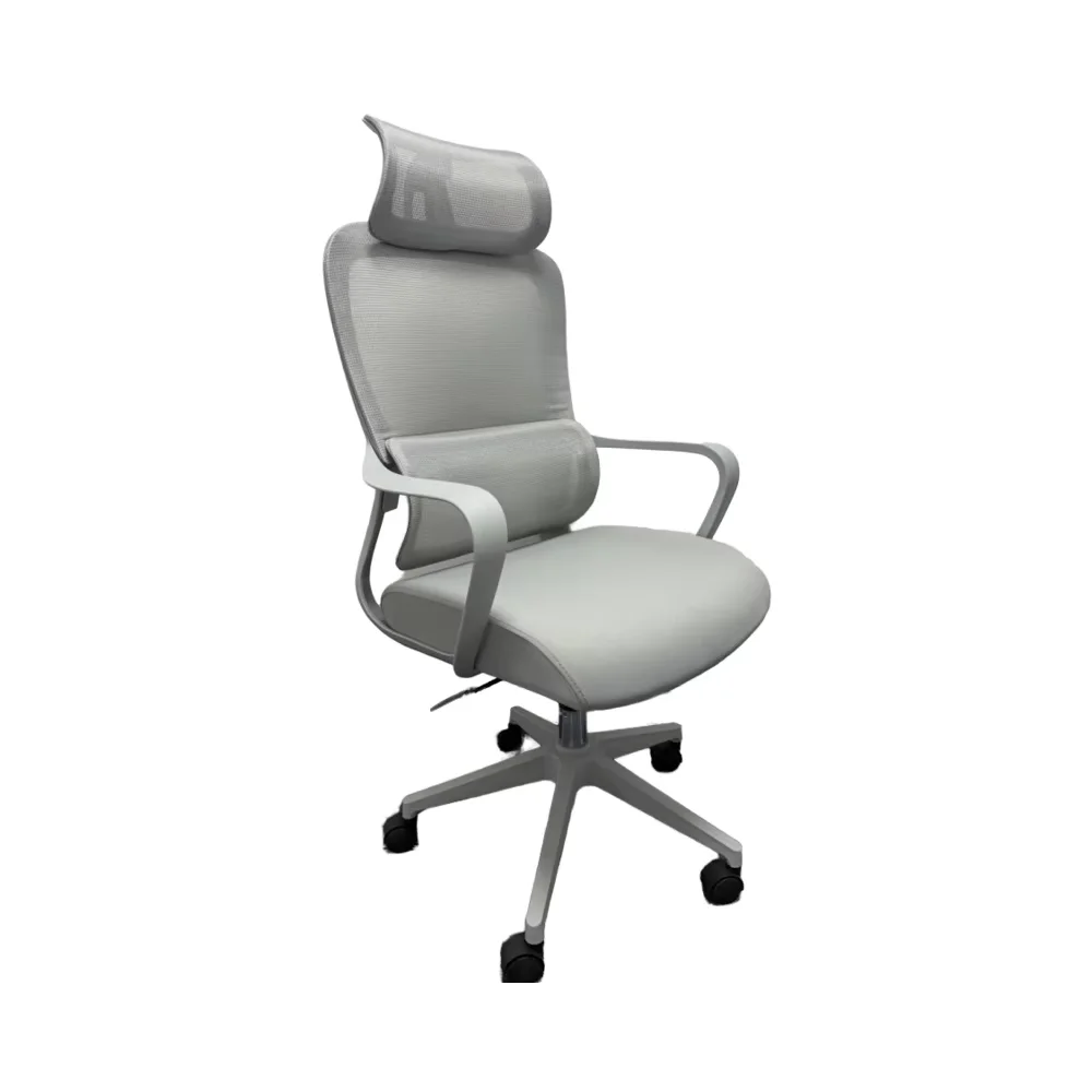 Contemporary High-Back Office Chair Adjustable Height with Modern Breathable Mesh Backrest for Conference Rooms