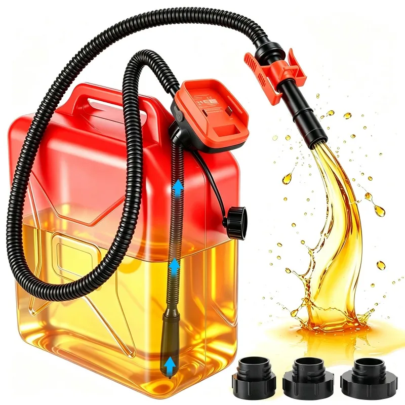 3.2GPM Portable Fuel Pump Powered by 18V Lithium Battery