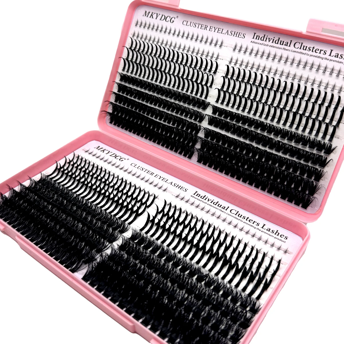 الرموش كتاب أسفل + المسامير جلدة مجموعات Wispy مانغا جلدة مجموعات تمديد فريدة من نوعها شائكة العنقودية أنيمي الأفراد الجنية #4