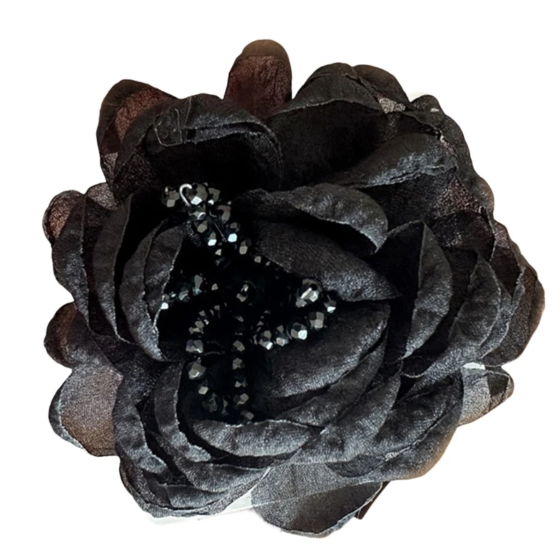 Women Collar Lapel Pin Lady Flower Brooches Perfect for Wedding Engagement