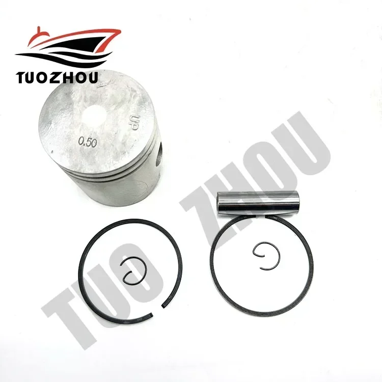 6E7-11636 Piston Kit +0.5MM For Yamaha Outboard Motor 2T 682 63V 63W 684 Series 9.9HP 15HP Parsun Hidea 6E7-11636-00 Boat Engine