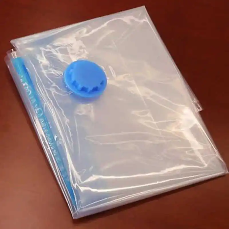 

Vacuum Compression Bag For Clothes 40x60cm 60x80cm Transparent Wardrobe Luggage Airtight Sealed Travel Home Storage Bags