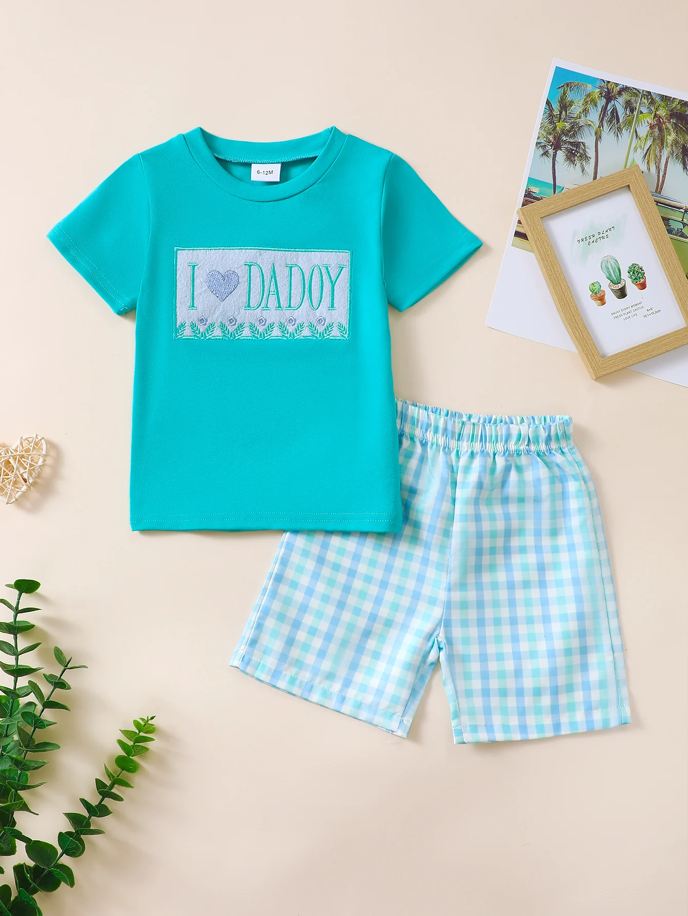 Baby Clothing Knitting Patterns - 男の子の赤ちゃん夏カジュアル刺繍文字パターン半袖ショーツセット幼児服幼児服