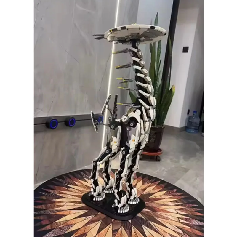 7401 부품 맞춤 제작 MOC 호라이즌 제로 던드 톨넥 빌딩 블록 모델 대형 버전 기린 빌딩 블록 생일 선물